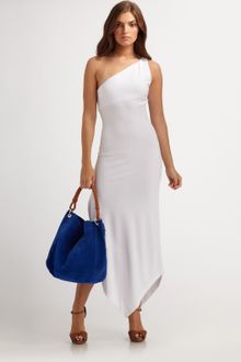 Ralph Lauren Blue Label Jade One-shoulder Dress - Lyst