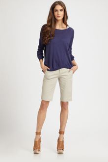 Vince Wool-blend Boatneck Sweater - Lyst