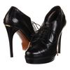 Burberry Bridle Leather Ankle Boot in Black - Lyst