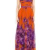 Giambattista Valli Floralprint Silkchiffon Gown in Orange (floral) - Lyst