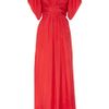 Issa Silksatin Kimono Maxi Dress in Red (poppy) - Lyst