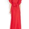 Issa Silksatin Kimono Maxi Dress in Red (poppy) - Lyst