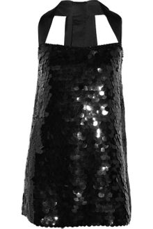 Foley + Corinna Paillette-embellished Silk Dress - Lyst