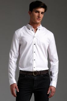 Marc By Marc Jacobs Cherry Red Ludwig Stripe Classic Fit French Cuff Shirt - Lyst