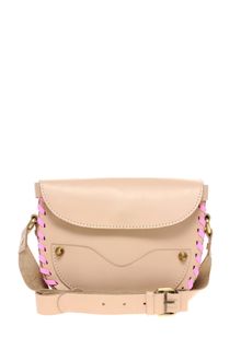 ASOS Collection Asos Leather Satchel with Fluro Whipstitch - Lyst