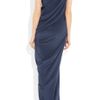 Azzaro Leoni Crystalembellished Silk Gown in Blue (navy) - Lyst