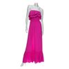 Jay Godfrey Maxi Silk Dress: in Pink (hot pink) - Lyst