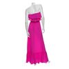 Jay Godfrey Maxi Silk Dress: in Pink (hot pink) - Lyst