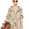 Michael Kors Cinchedwaist Anorak in Khaki (green) - Lyst