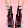 Nasty Gal Rock Star Platform in Gold (black) - Lyst