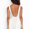 Nasty Gal Victoria Peplum Dress  Cream in White (cream) - Lyst
