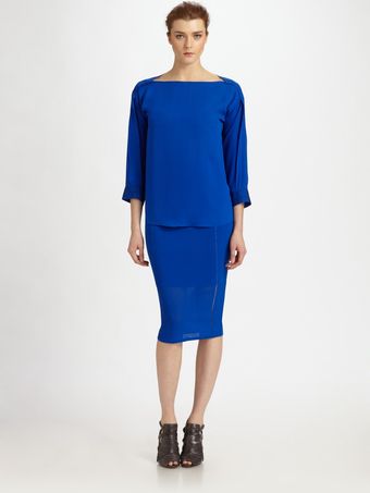 Ohne Titel Silk Blouse - Lyst