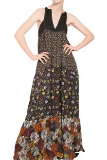 Proenza Schouler Printed Silk Chiffon Long Dress - Lyst