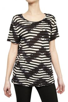 Proenza Schouler Tie Dye Striped Cotton Jersey T-shirt - Lyst