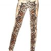 Roberto Cavalli Leopard Print Stretch Drill Jeans in Animal (leopard) - Lyst