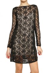 Blumarine Cotton Macrame Dress
