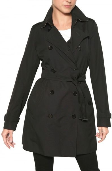 Burberry Buckingham Cotton Gabardine Trench Coat in Black - Lyst