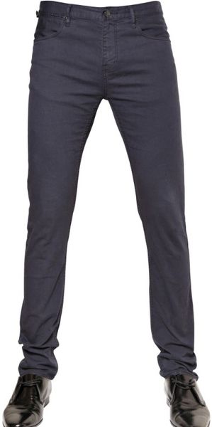 Burberry 17,5cm Stretch Denim Jeans in Blue for Men - Lyst