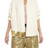 Damir Doma Brass Embellished Cotton Canvas Jacket in White - Lyst