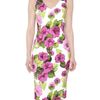 D&g Dhalia Print Stretch Gabardine Dress in Multicolor (multi) - Lyst