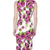 D&g Dhalia Print Stretch Gabardine Dress in Multicolor (multi) - Lyst