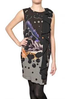 Didier Parakian Crepe Viscose Liberty Printed Dress - Lyst