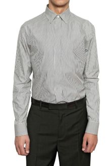 Dior Homme Striped Cotton Poplin Shirt - Lyst