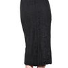 Dolce & Gabbana Long Pencil Viscose Lace Skirt in Black - Lyst