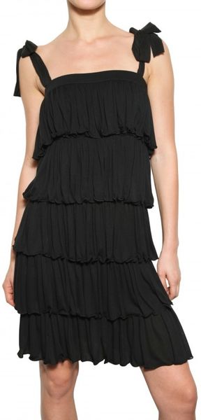  Tiered Modal Jersey Dress 