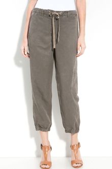 Eileen Fisher Crop Cargo Pants - Lyst