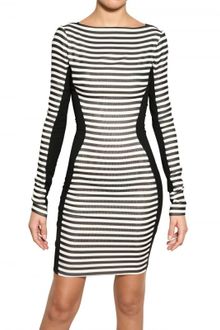Gareth Pugh Stripey Stretch Silk Jersey Dress - Lyst