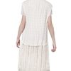 James Long Fringed Cable Wool Vest in White (ivory) - Lyst
