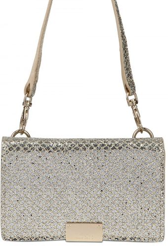 Jimmy Choo Glitter Fabric I-phone Case Shiulder Bag - Lyst