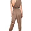 Lanvin Gathered Viscose Jersey Empire Cut Jumps in Brown - Lyst