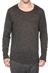 Neil Barrett Lino and Alpaca Knit Sweater