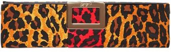 Roger Vivier New Tube Cotton Buckle Clutch - Lyst