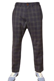 Vivienne Westwood 19cm Checked Wool Trousers - Lyst