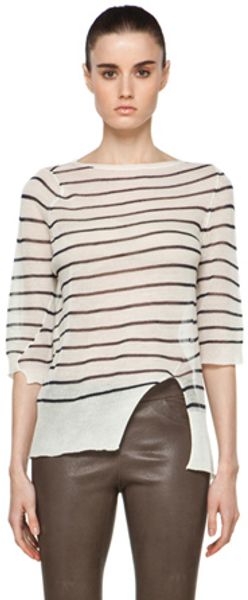  Kelly Drew Sweater in White 