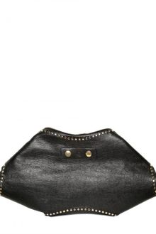 Alexander McQueen De-manta Leather Studded Clutch - Lyst