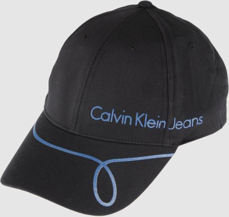 Calvin Klein Jeans Hat in Blue | Lyst