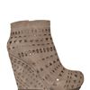 Camilla Skovgaard 150mm Lasered Suede & Metallic Wedges in Beige (sand) - Lyst