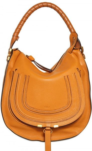 Chloé Medium Marcie Hobo Shoulder Bag in Yellow (mustard) - Lyst