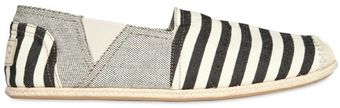  Striped Canvas Espadrillas Loafers 
