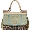 Dolce & Gabbana Mini Miss Sicily Top Handle in Multicolor (green) - Lyst