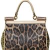 Dolce & Gabbana Mini Miss Sicily Top Handle in Multicolor (green) - Lyst