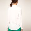 Equipment Shirt Brett Slim Fit One Pocket Collar Tip in White (brightwhite) - Lyst