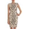 Giambattista Valli Lace Canvas Dress in Beige (ivory) - Lyst