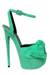 Giuseppe Zanotti 160mm Suede Bow Sandals