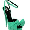 Giuseppe Zanotti 160mm Suede Bow Sandals in Blue (aqua) - Lyst
