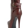 Giuseppe Zanotti 150mm Nappa Ankle Strap Low Boots in Brown (cognac) - Lyst